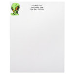 Alien and Butterfly Personalized Letterhead