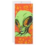 Alien and Butterfly Full Color Rack Card
