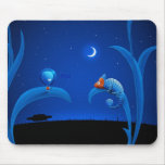 Alien and Chameleon Mouse Pad