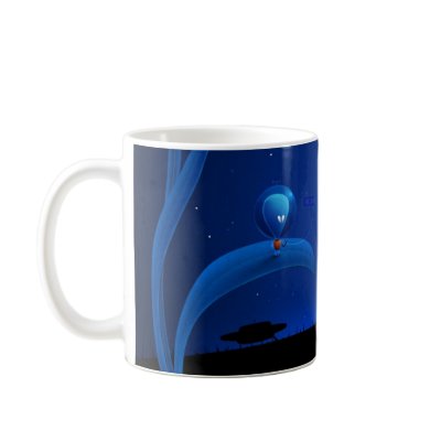 Alien and Chameleon Mugs by vladstudio
