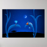 Alien and Chameleon Poster