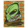 Alien and Flying Saucer UFO Flyer Design
