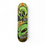 Alien and Flying Saucer UFO Skateboard Decks