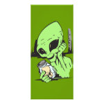 Alien and Human Baby Specimen Custom Rack Cards Alien and Human Baby Specimen Custom Rack Cards