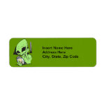 Alien and Human Baby Specimen Custom Return Address Labels