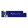 Alien and Human Skull Bumper Stickers