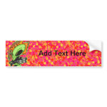 Alien And Laser Gun Bumper Sticker