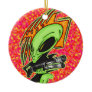 Alien And Laser Gun Christmas Tree Ornament