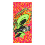 Alien And Laser Gun Rack Card Template Alien And Laser Gun Rack Card Template