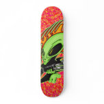 Alien And Laser Gun Skate Decks