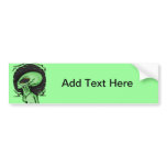 Alien and Planet Bumper Stickers