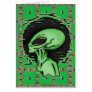 Alien and Planet Greeting Cards