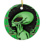 Alien and Planet Christmas Ornaments