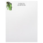 Alien and the Moon Letterhead Design