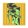 Alien and the Moon Refrigerator Magnet