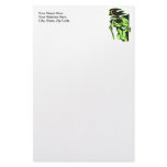 Alien and the Moon Stationery Paper