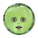 Alien Apple Magnet