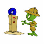 Alien Archaeologist Cut Out