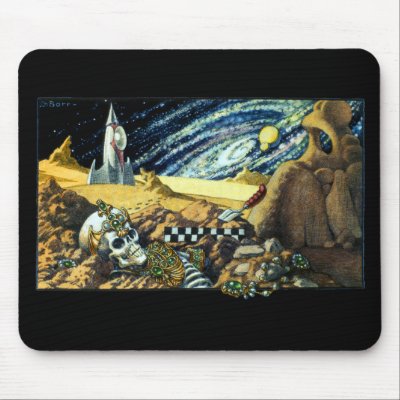 Alien Archeology Mousepad by geo_barr