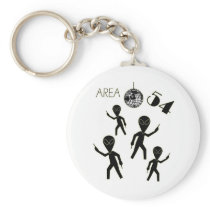 Alien Area 54 Keychain