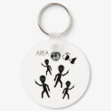 Alien Area 54 Keychain by thehatch Alien Area 54 Keychain