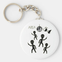 Alien Area 54 Keychain