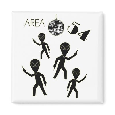 Alien Area 54 Magnet by thehatch