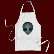 Alien Art Apron Extraterrestrial Gifts & Decor aprons