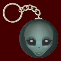 Alien Art Key Chain Extraterrestrial Gifts & Decor keychains