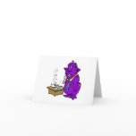 Alien ate my computer greeting card