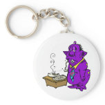 Alien ate my computer key chain