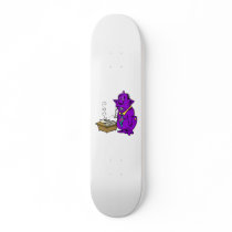 Alien ate my computer custom skate board