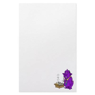 Alien ate my computer stationery by alien_nation