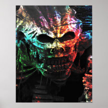 Alien Attacks 1 TieDye - Fine Art Print