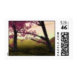 alien autum postage stamp