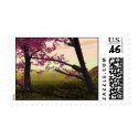 alien autum postage stamp