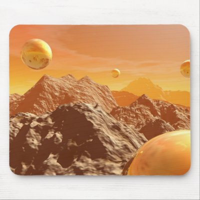 Alien Autumn Mousepad by jasonmit