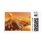 Alien Autumn Postage Stamps