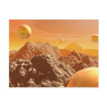 Alien Autumn Postcards