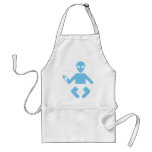alien baby boy aprons