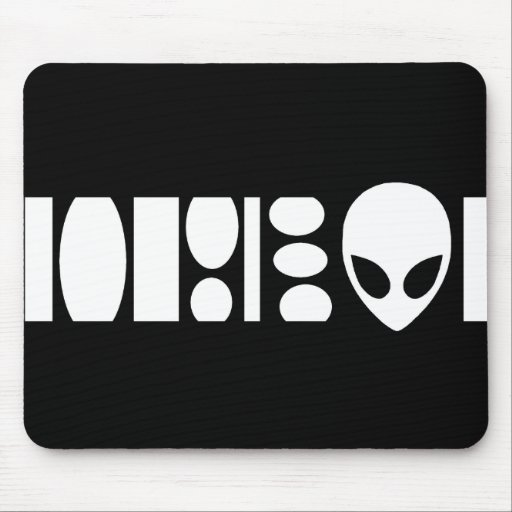 aLiEn BARCODE! Mouse Mat