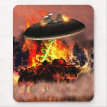 Alien BB-Q Mousepad by MDKgraphics Alien BB-Q Mousepad