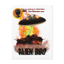 Alien BB-Q Postcard by MDKgraphics Alien BB-Q Postcard