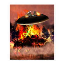 Alien BB-Q  Poster posters
