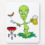 Alien BBQ Mousepads