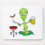 Alien BBQ Mousepad