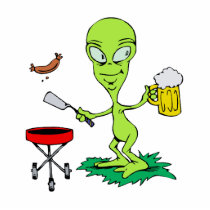 Alien BBQ Cut Outs