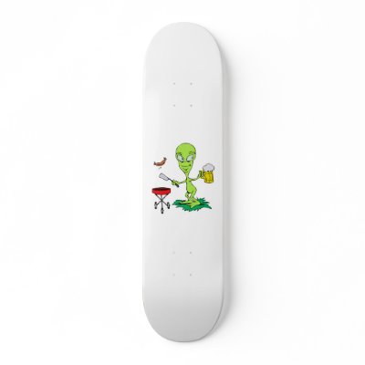 Alien BBQ Skate Board Decks by alien_nation