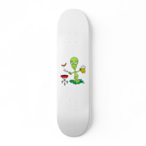 Alien BBQ Skate Board Decks