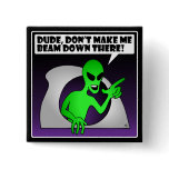 ALIEN BEAM-1 PINBACK BUTTONS